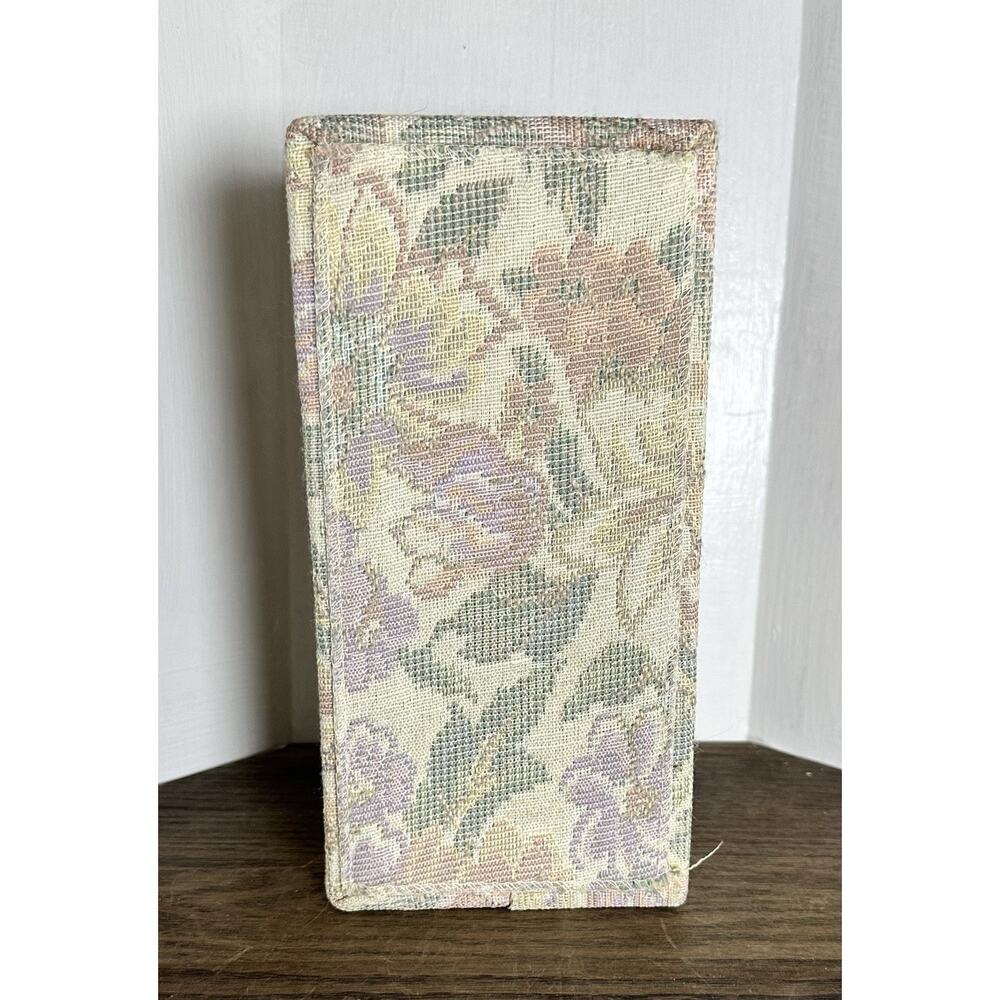 1990s Vintage Fabric Floral Tapestry 3 Book Photo Album Set In Case 30 pics each - Picture 6 of 6